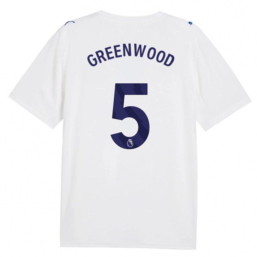 Danxen Hombre Camiseta Alex Greenwood #5 Azulmarino Blanco Equipación Tercera 2026/27 La Camisa