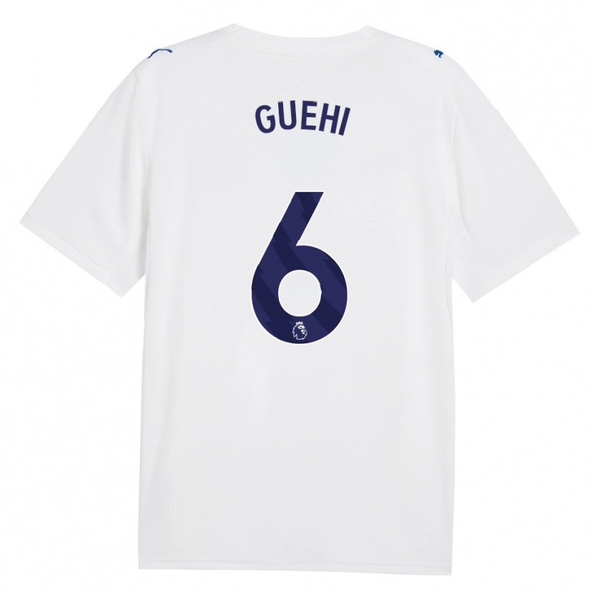 Danxen Hombre Camiseta Marc Guéhi #6 Azulmarino Blanco Equipación Tercera 2026/27 La Camisa