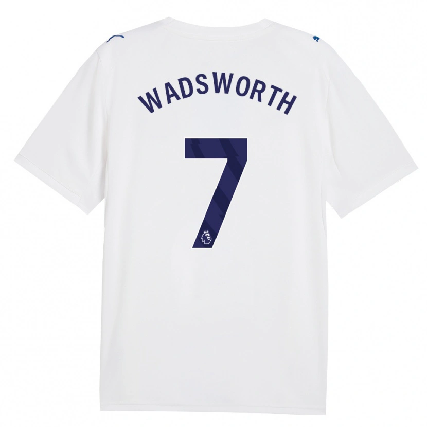 Danxen Hombre Camiseta Sam Wadsworth #7 Azulmarino Blanco Equipación Tercera 2026/27 La Camisa