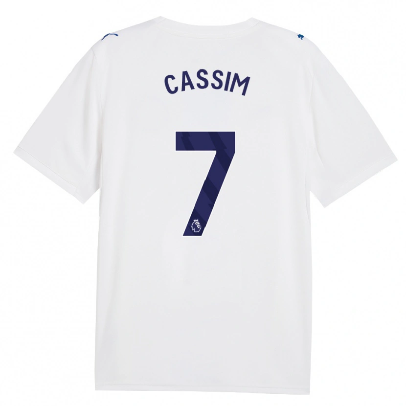 Danxen Hombre Camiseta Karim Cassim #7 Azulmarino Blanco Equipación Tercera 2026/27 La Camisa