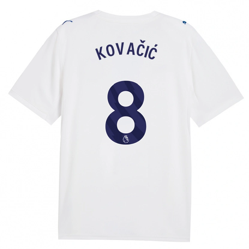Danxen Hombre Camiseta Mateo Kovacic #8 Azulmarino Blanco Equipación Tercera 2026/27 La Camisa