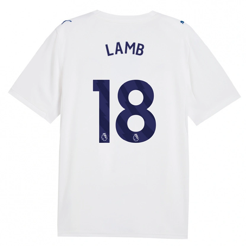 Danxen Hombre Camiseta Teddie Lamb #18 Azulmarino Blanco Equipación Tercera 2026/27 La Camisa
