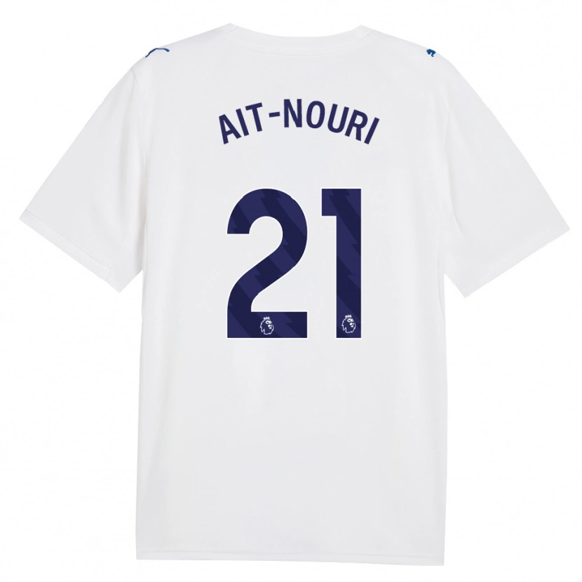 Danxen Hombre Camiseta Rayan Aït-Nouri #21 Azulmarino Blanco Equipación Tercera 2026/27 La Camisa