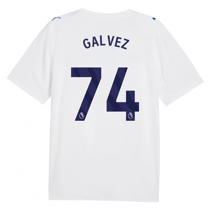Danxen Hombre Camiseta Tomas Galvez #74 Azulmarino Blanco Equipación Tercera 2026/27 La Camisa