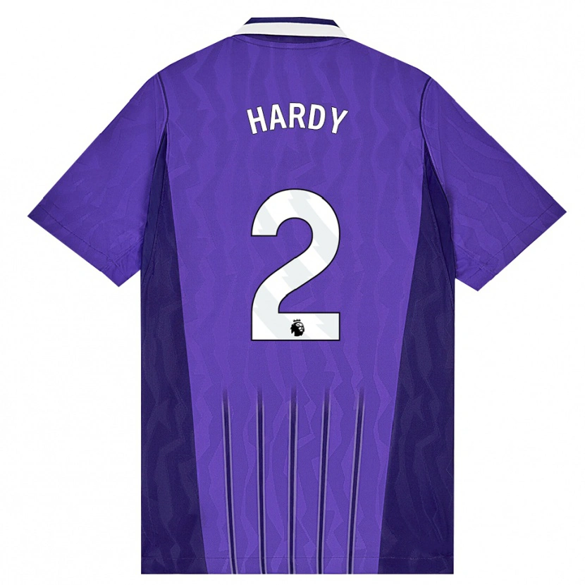 Danxen Hombre Camiseta Malachi Hardy #2 Púrpura Blanco Equipación Tercera 2026/27 La Camisa