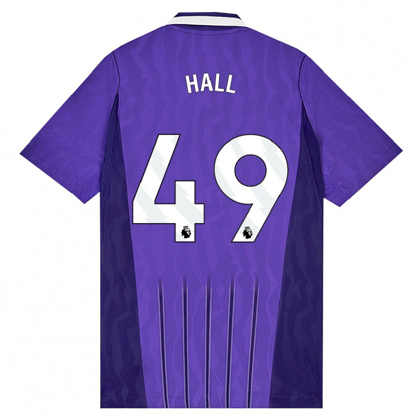 Danxen Hombre Camiseta Tyrese Hall #49 Púrpura Blanco Equipación Tercera 2026/27 La Camisa