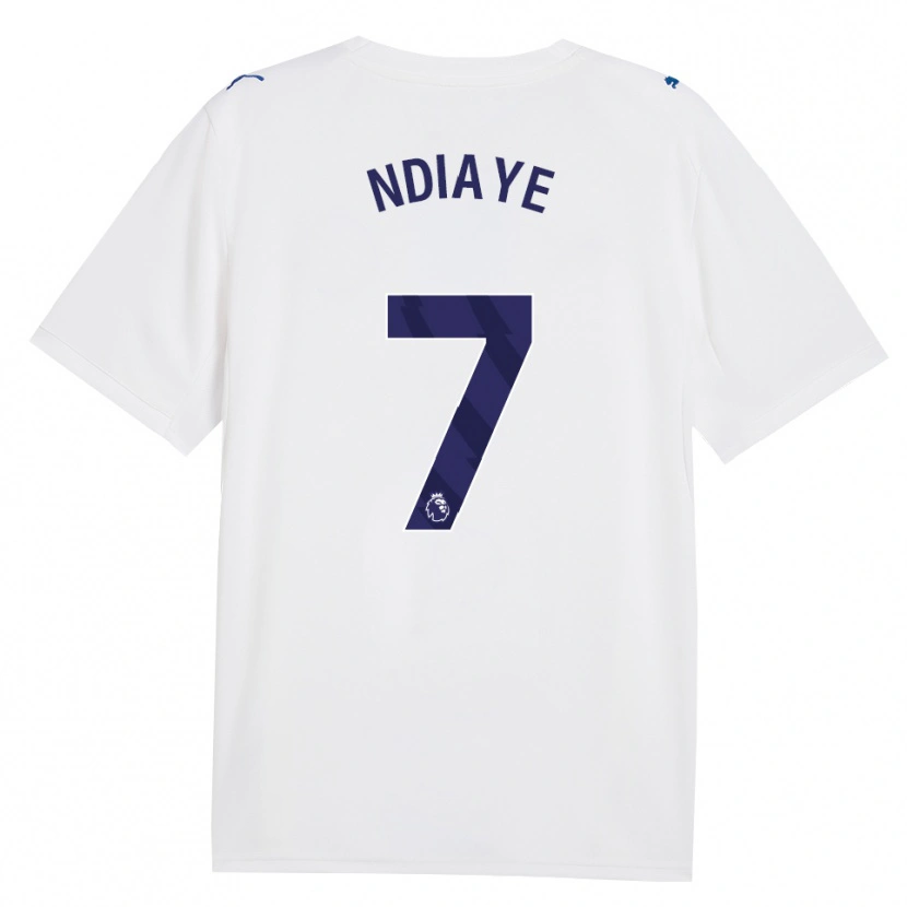 Danxen Hombre Camiseta Iliman Ndiaye #7 Azulmarino Blanco Equipación Tercera 2026/27 La Camisa