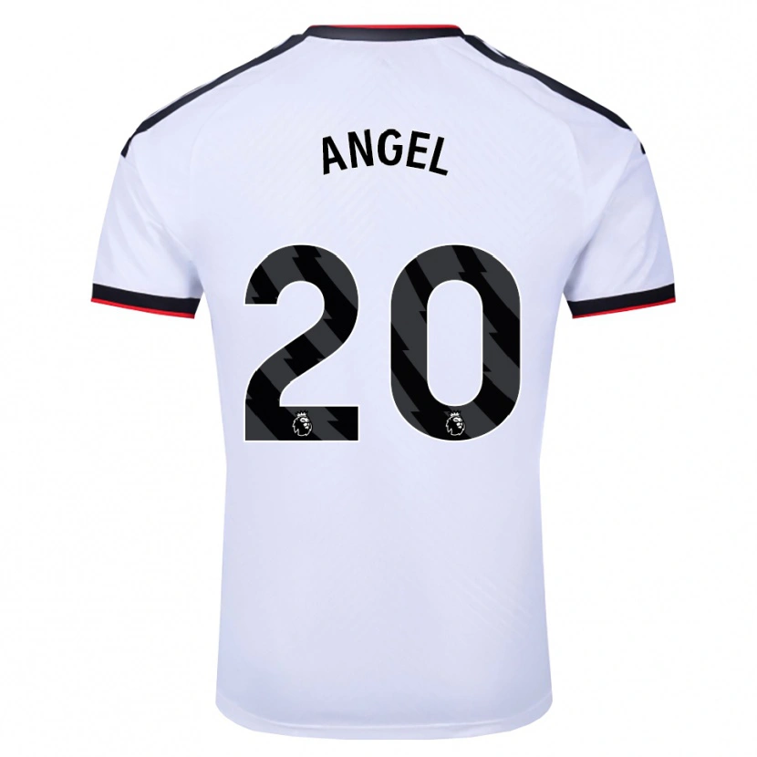Danxen Hombre Camiseta Manuel Ángel #20 Blanco Negro Rojo 1ª Equipación 2026/27 La Camisa
