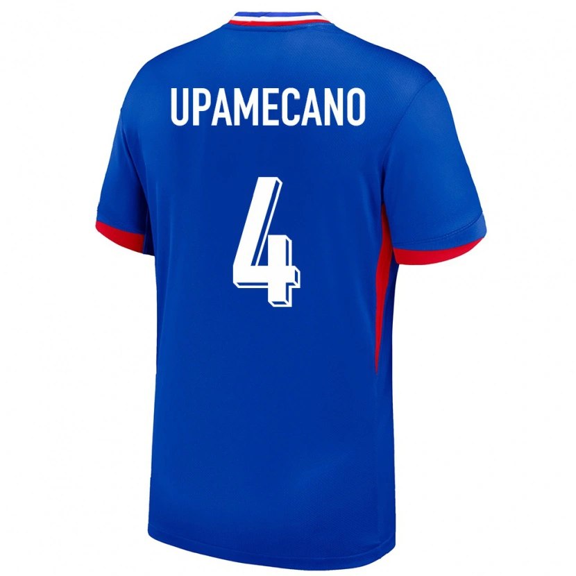 Danxen Niño Camiseta Francia Dayot Upamecano #4 Azul 1ª Equipación 24-26 La Camisa