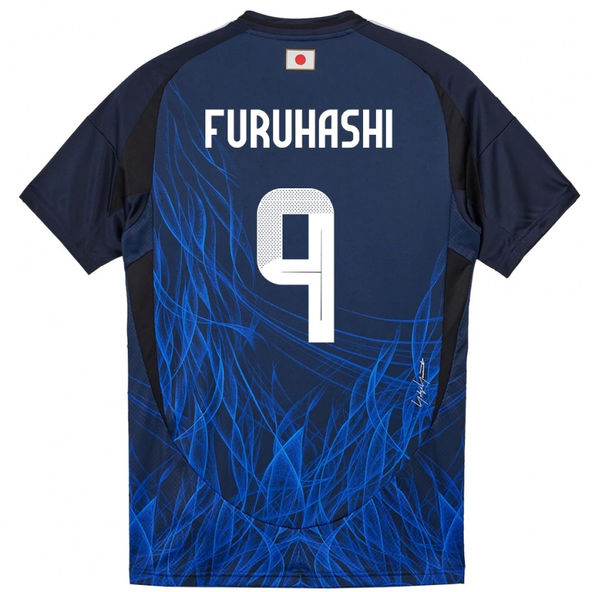 Danxen Niño Camiseta Japón Kyogo Furuhashi #9 Azul Oscuro 1ª Equipación 24-26 La Camisa