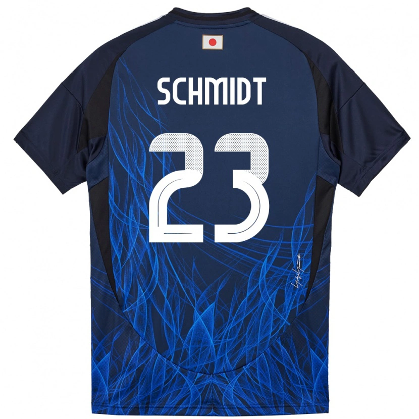 Danxen Niño Camiseta Japón Daniel Schmidt #23 Azul Oscuro 1ª Equipación 24-26 La Camisa
