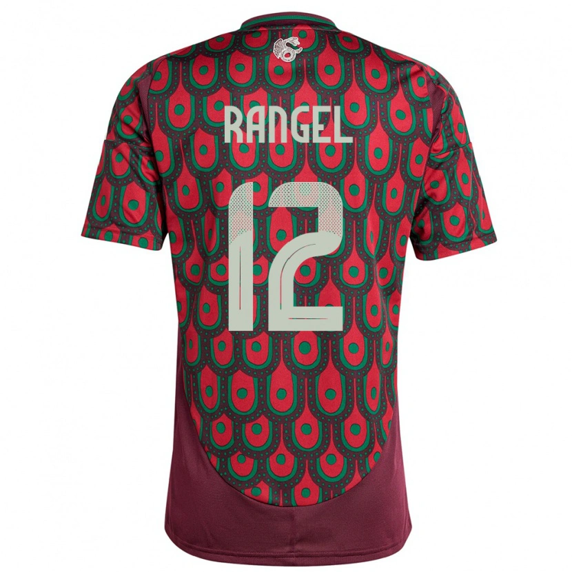 Danxen Niño Camiseta México Raúl Rangel #12 Granate 1ª Equipación 24-26 La Camisa