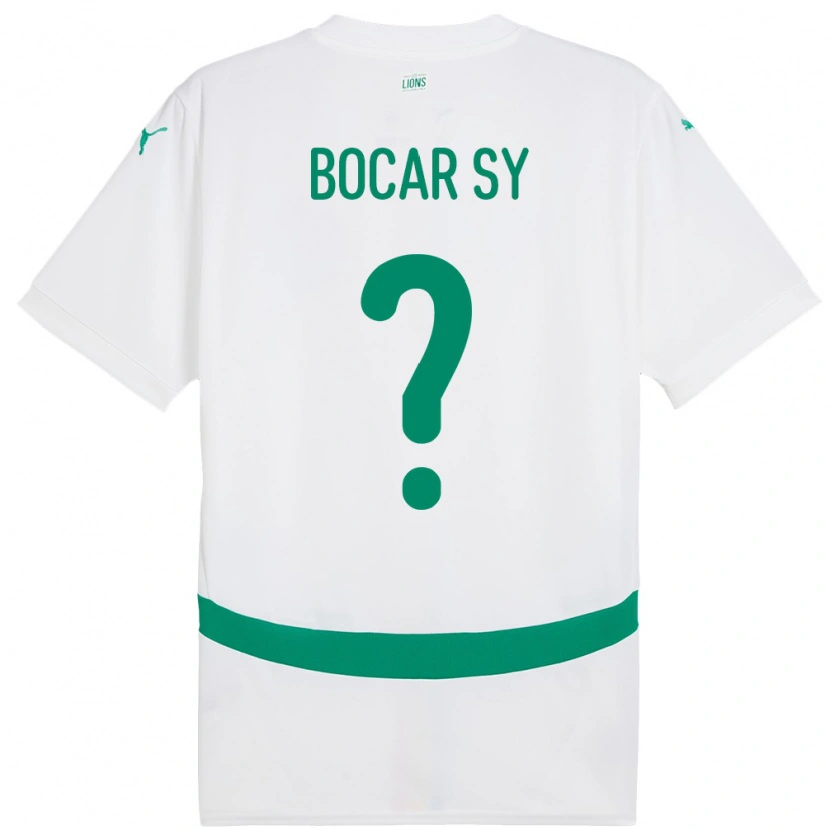 Danxen Niño Camiseta Senegal Illa Bocar Sy #0 Blanco 1ª Equipación 24-26 La Camisa