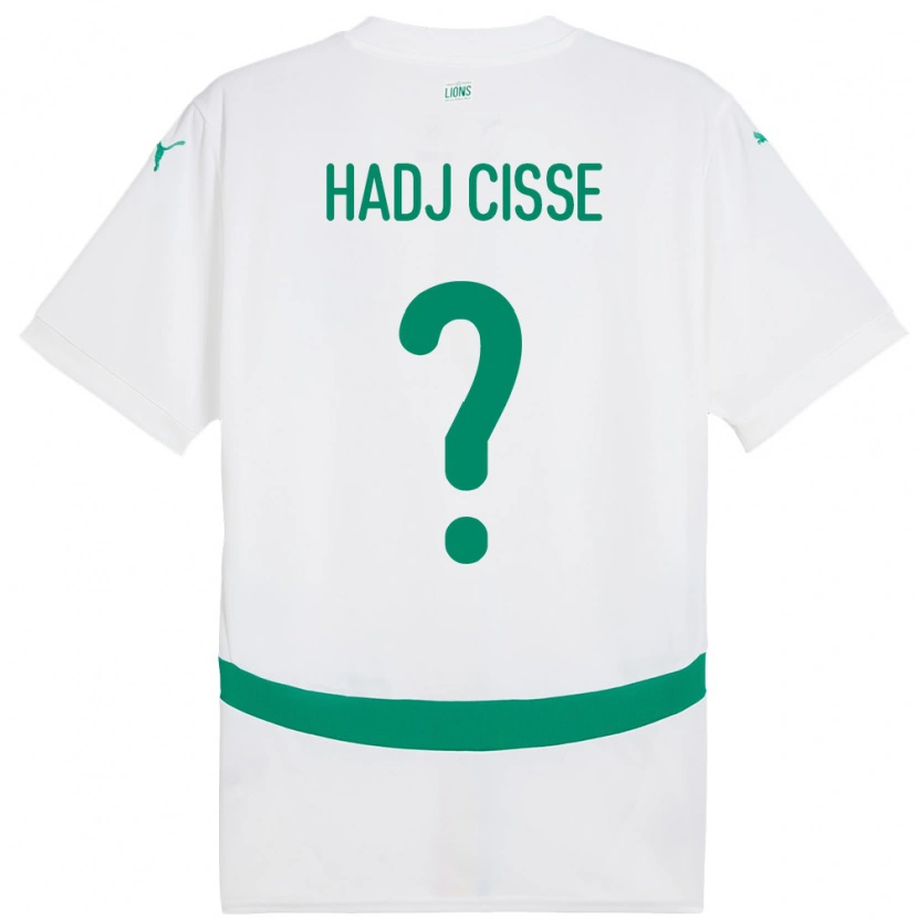 Danxen Niño Camiseta Senegal El Hadj Cisse #0 Blanco 1ª Equipación 24-26 La Camisa