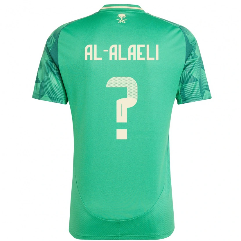 Danxen Niño Camiseta Arabia Saudita Mishal Al-Alaeli #0 Verde 1ª Equipación 24-26 La Camisa