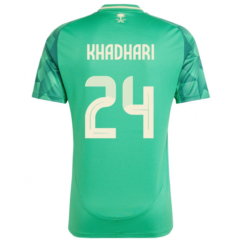 Danxen Niño Camiseta Arabia Saudita Murad Khadhari #24 Verde 1ª Equipación 24-26 La Camisa