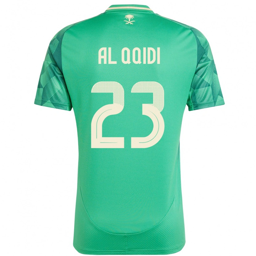 Danxen Niño Camiseta Arabia Saudita Nawaf Al Qqidi #23 Verde 1ª Equipación 24-26 La Camisa