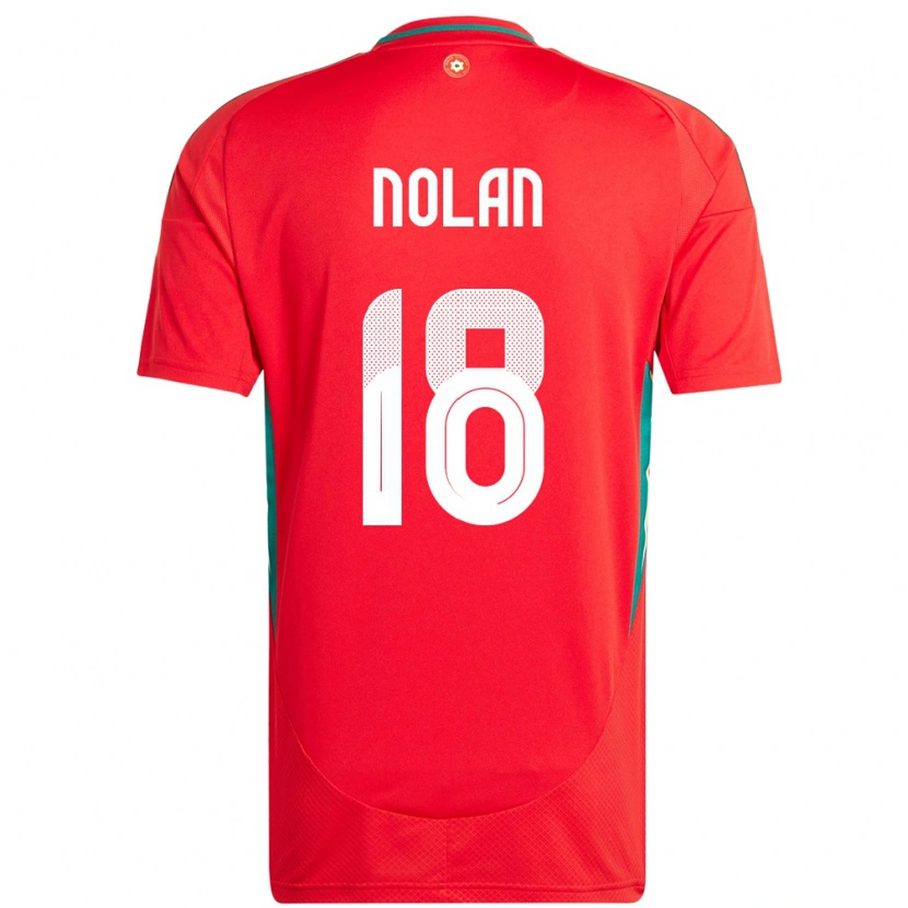 Danxen Niño Camiseta Gales Kylie Nolan #18 Rojo 1ª Equipación 24-26 La Camisa