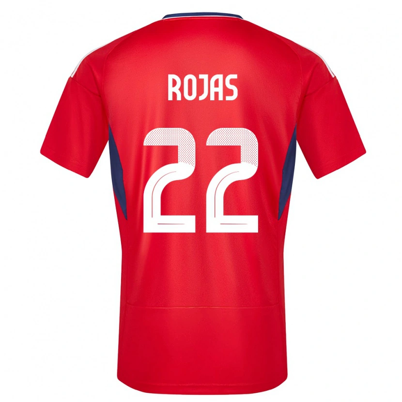 Danxen Niño Camiseta Costa Rica Andy Rojas #22 Rojo 1ª Equipación 24-26 La Camisa