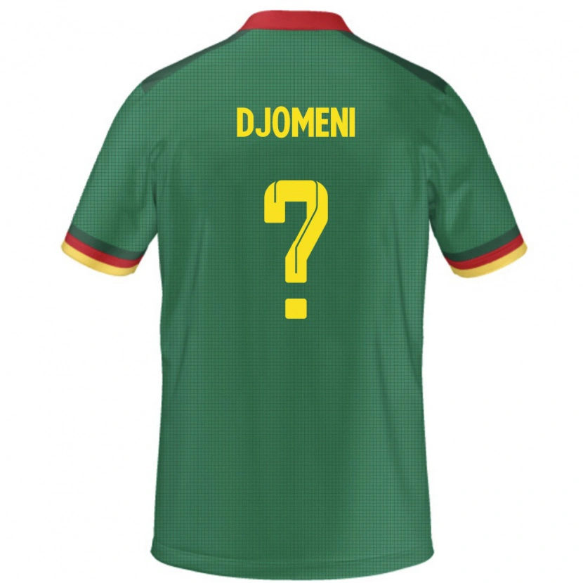 Danxen Niño Camiseta Camerún Eric Djomeni #0 Verde 1ª Equipación 24-26 La Camisa