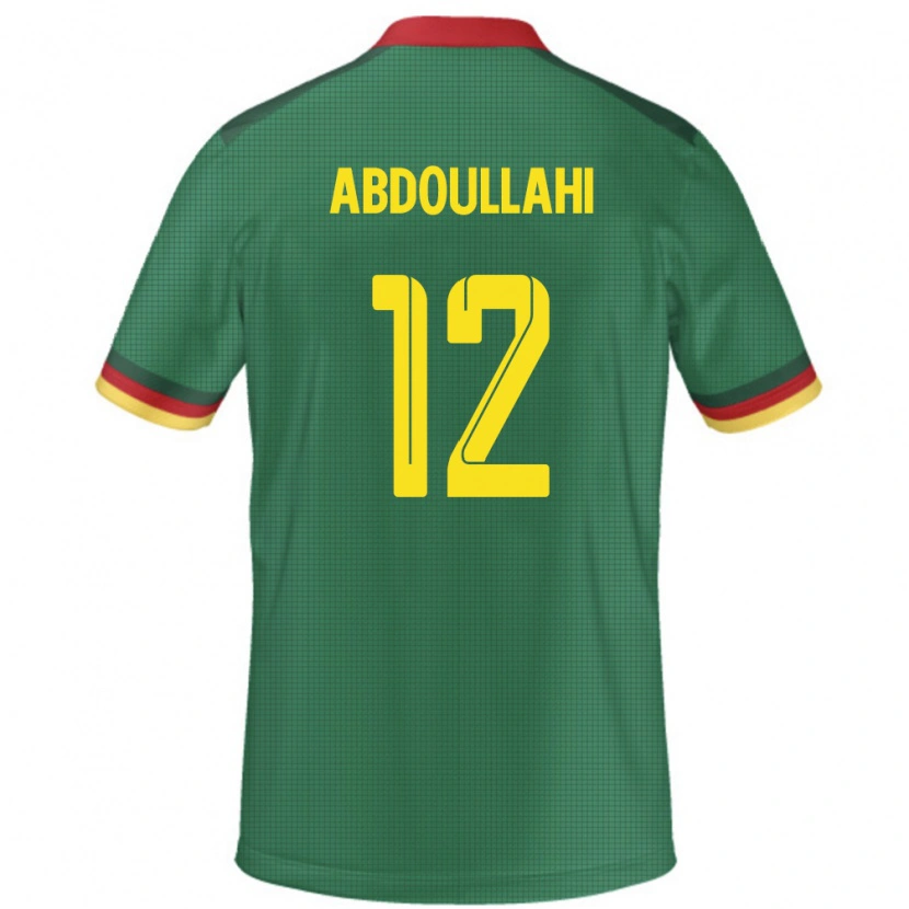 Danxen Niño Camiseta Camerún Tidjani Ahmadou Abdoullahi #12 Verde 1ª Equipación 24-26 La Camisa