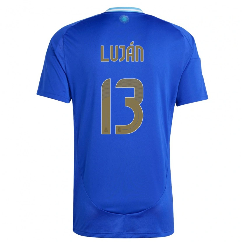 Danxen Niño Camiseta Argentina Gonzalo Luján #13 Azul 2ª Equipación 24-26 La Camisa