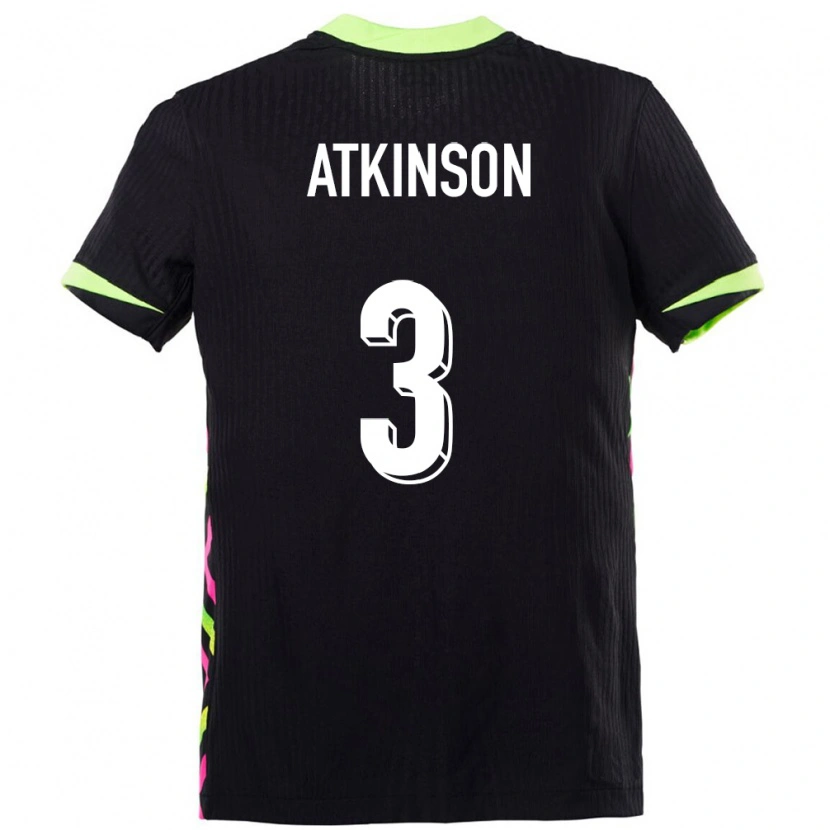 Danxen Niño Camiseta Australia Nathaniel Atkinson #3 Azul Oscuro 2ª Equipación 24-26 La Camisa