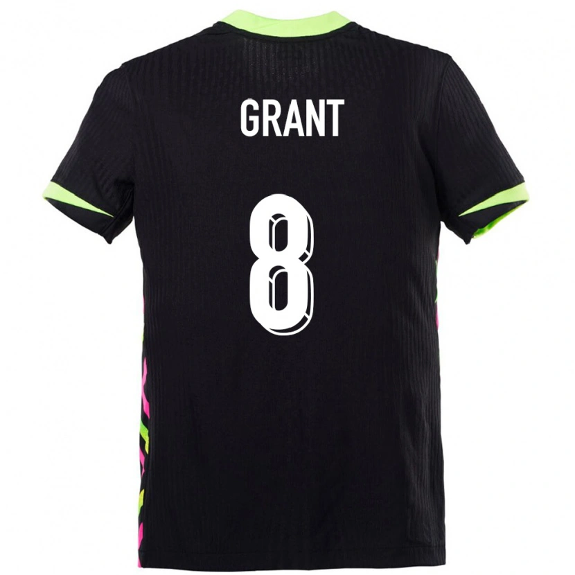 Danxen Niño Camiseta Australia Charlotte Grant #8 Azul Oscuro 2ª Equipación 24-26 La Camisa