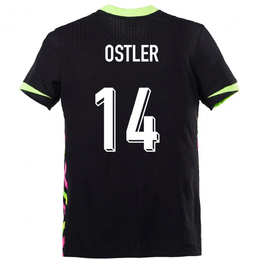 Danxen Niño Camiseta Australia Trent Ostler #14 Azul Oscuro 2ª Equipación 24-26 La Camisa