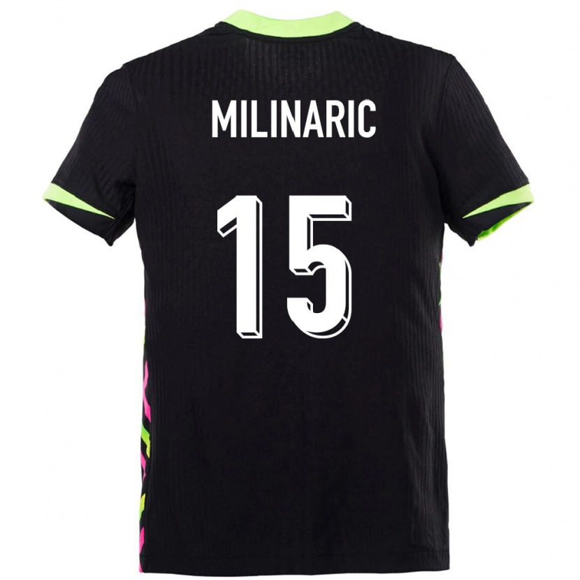 Danxen Niño Camiseta Australia Anton Milinaric #15 Azul Oscuro 2ª Equipación 24-26 La Camisa