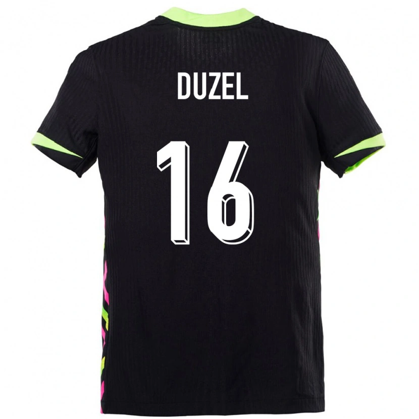 Danxen Niño Camiseta Australia Luke Duzel #16 Azul Oscuro 2ª Equipación 24-26 La Camisa
