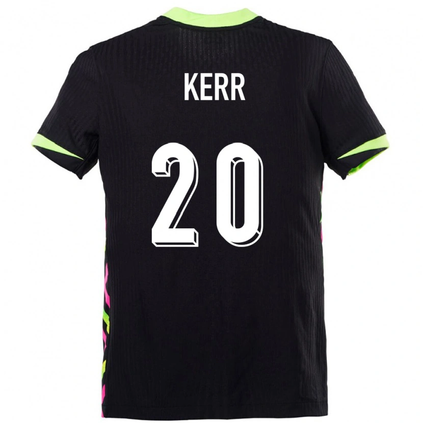 Danxen Niño Camiseta Australia Sam Kerr #20 Azul Oscuro 2ª Equipación 24-26 La Camisa