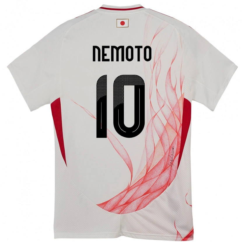 Danxen Niño Camiseta Japón Kotaro Nemoto #10 Blanco 2ª Equipación 24-26 La Camisa
