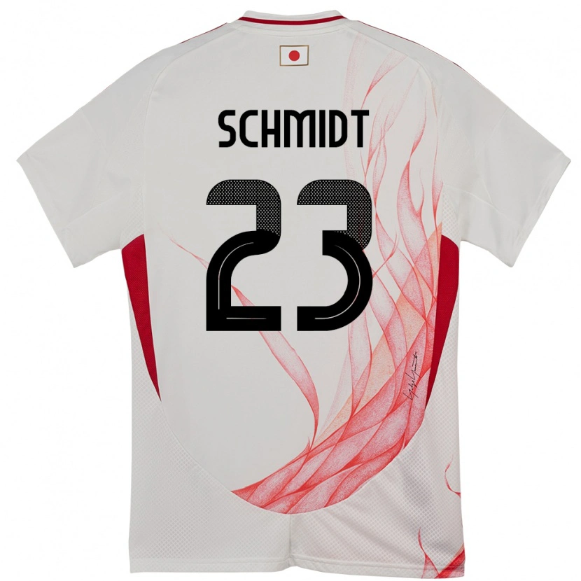 Danxen Niño Camiseta Japón Daniel Schmidt #23 Blanco 2ª Equipación 24-26 La Camisa