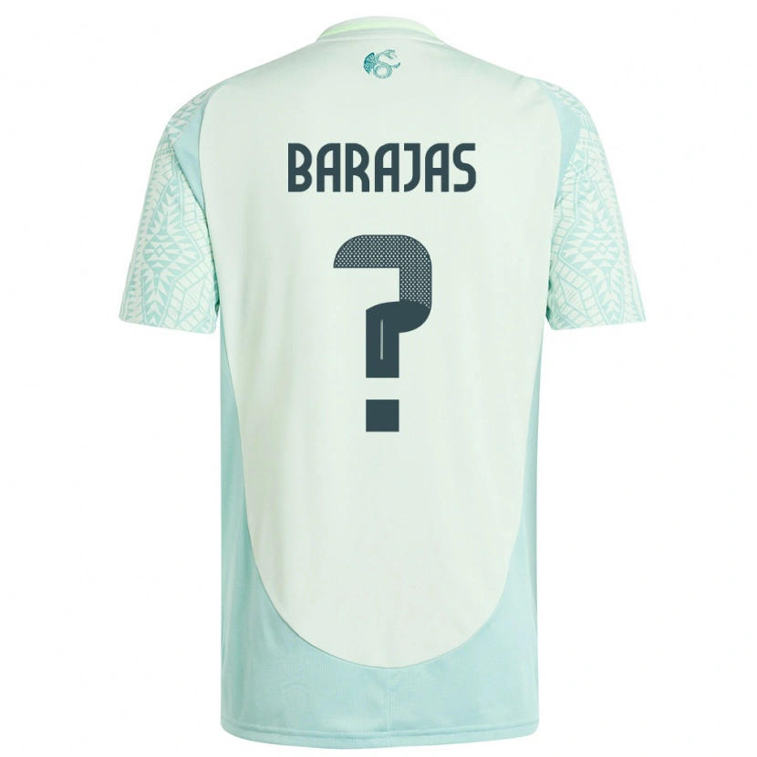 Danxen Niño Camiseta México Fidel Barajas #0 Lino Verde 2ª Equipación 24-26 La Camisa