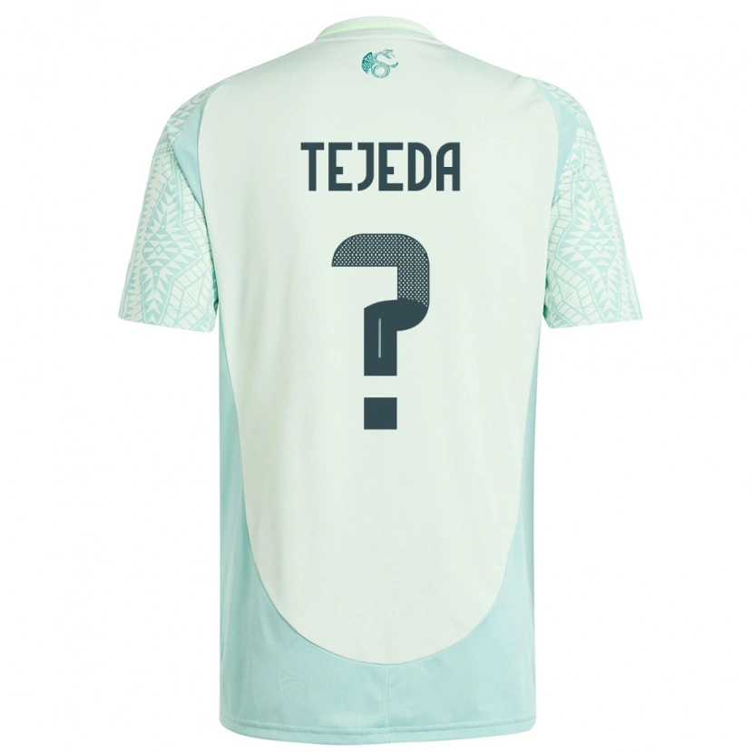 Danxen Niño Camiseta México Saulo Tejeda #0 Lino Verde 2ª Equipación 24-26 La Camisa