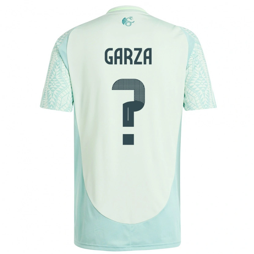 Danxen Niño Camiseta México Juan Garza #0 Lino Verde 2ª Equipación 24-26 La Camisa