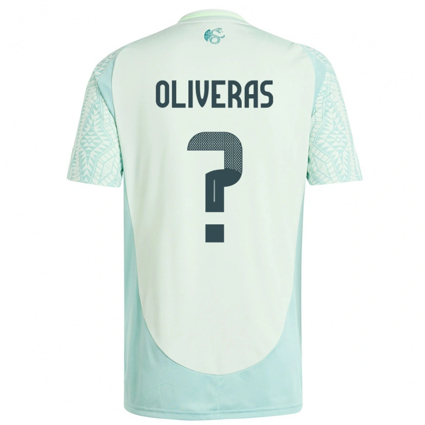 Danxen Niño Camiseta México Robert Oliveras #0 Lino Verde 2ª Equipación 24-26 La Camisa