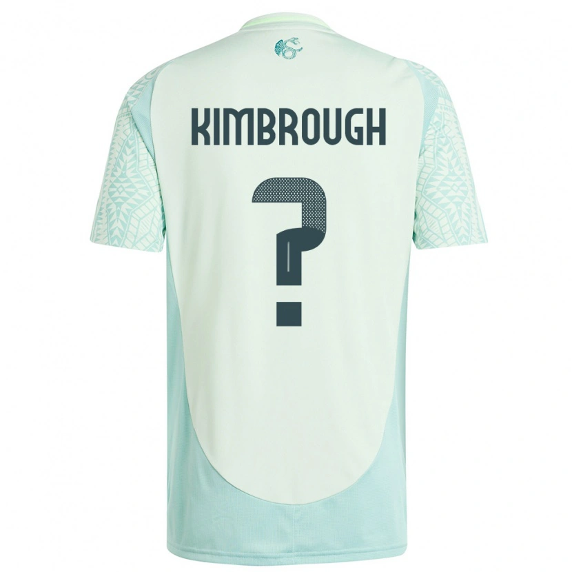Danxen Niño Camiseta México Da'vian Kimbrough #0 Lino Verde 2ª Equipación 24-26 La Camisa