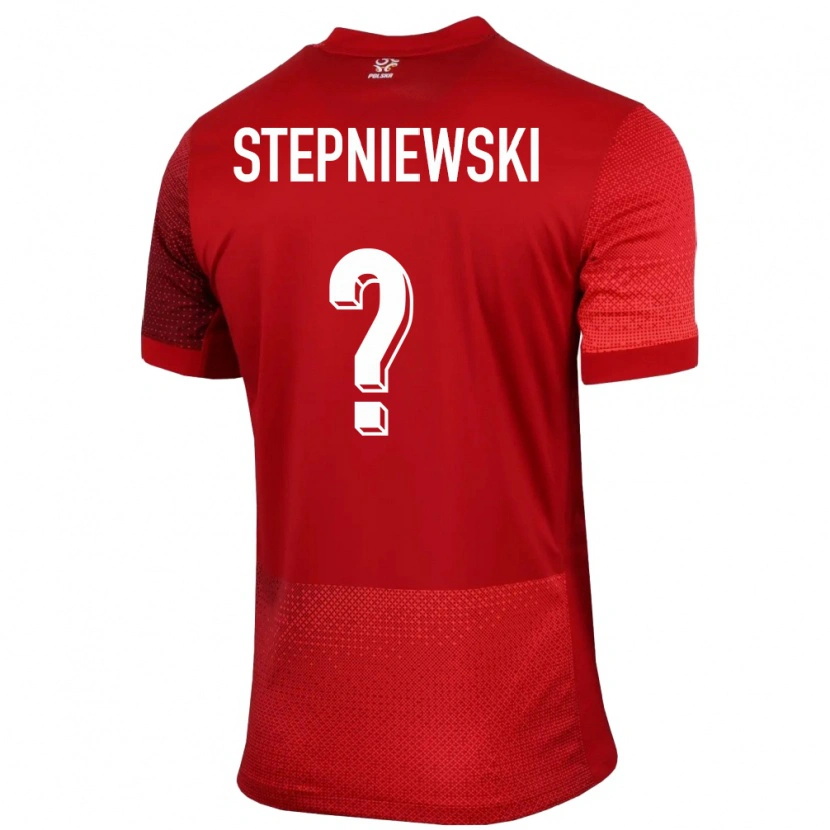 Danxen Niño Camiseta Polonia Tymon Stepniewski #0 Rojo 2ª Equipación 24-26 La Camisa