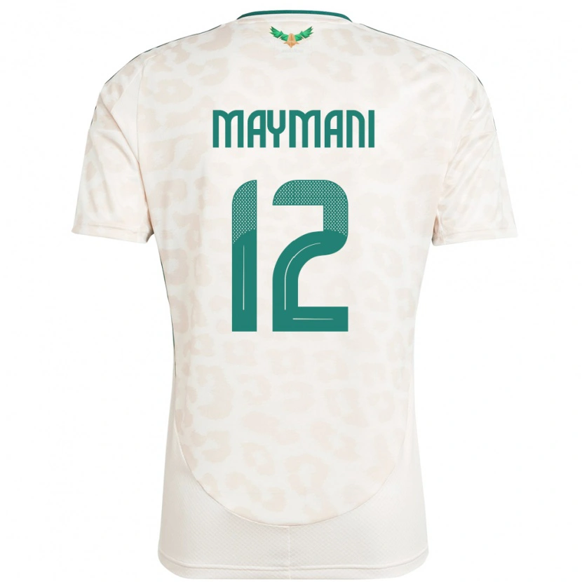 Danxen Niño Camiseta Arabia Saudita Ammar Maymani #12 Blanco 2ª Equipación 24-26 La Camisa