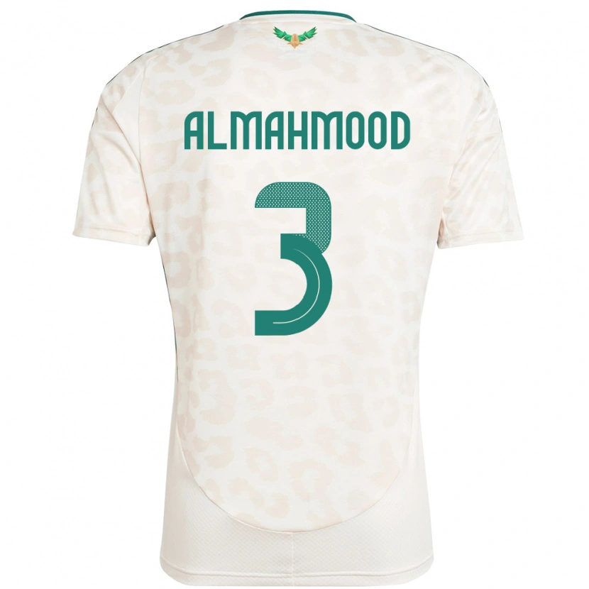 Danxen Niño Camiseta Arabia Saudita Mohammed Almahmood #3 Blanco 2ª Equipación 24-26 La Camisa