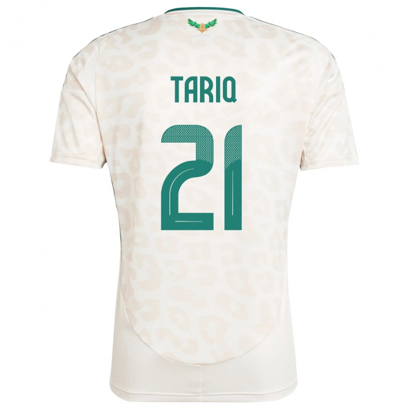 Danxen Niño Camiseta Arabia Saudita Juri Tariq #21 Blanco 2ª Equipación 24-26 La Camisa