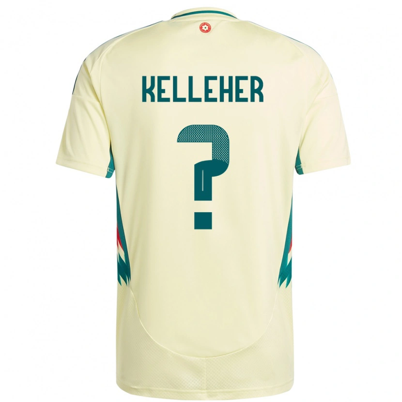 Danxen Niño Camiseta Gales Leo Kelleher #0 Beige Amarillo 2ª Equipación 24-26 La Camisa