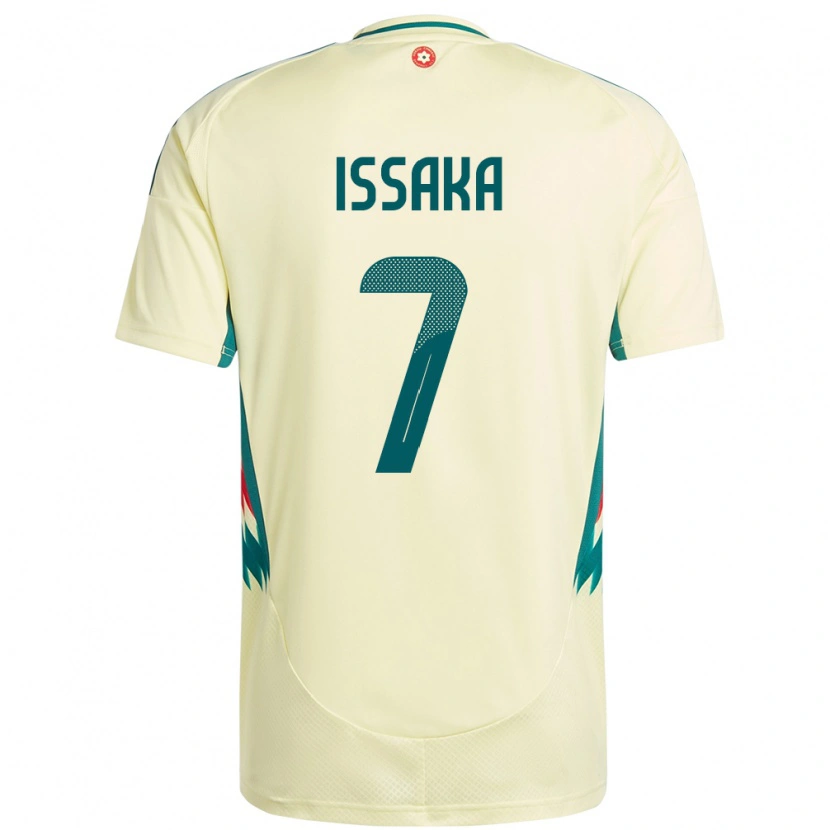 Danxen Niño Camiseta Gales Freddie Issaka #7 Beige Amarillo 2ª Equipación 24-26 La Camisa