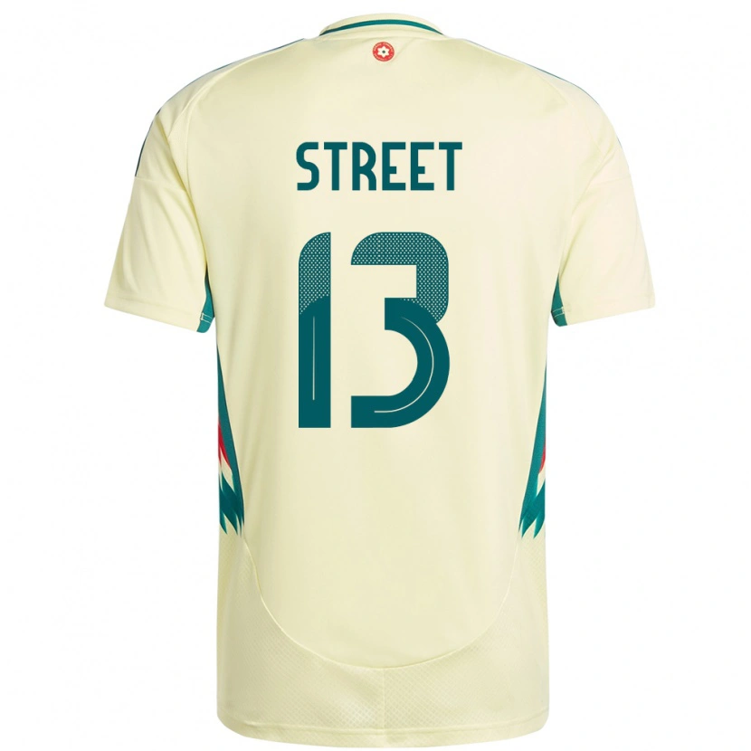 Danxen Niño Camiseta Gales Charlie Street #13 Beige Amarillo 2ª Equipación 24-26 La Camisa