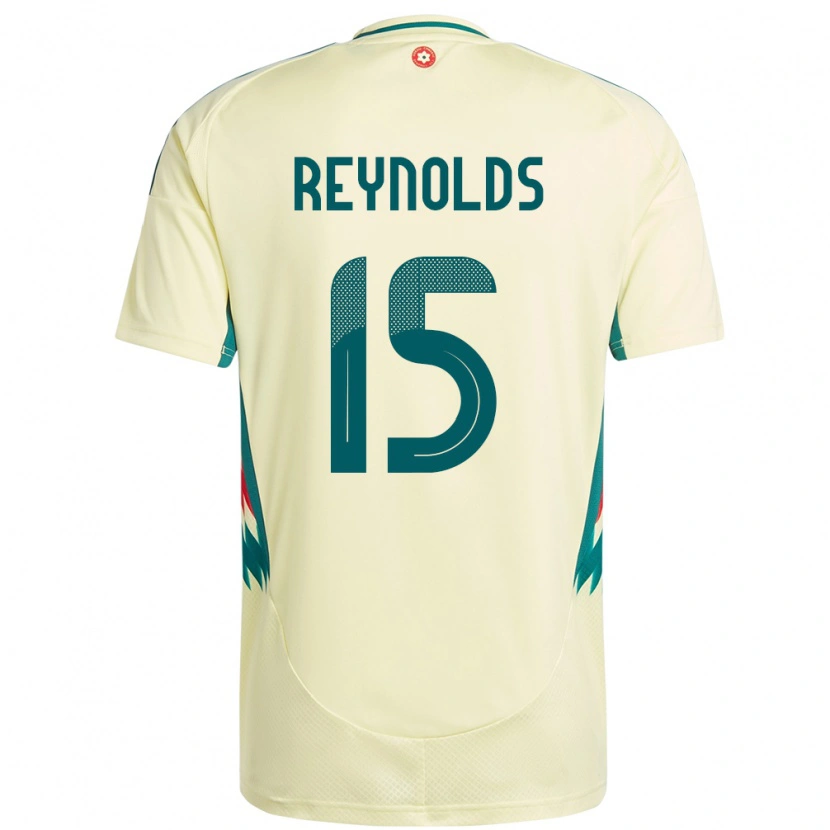 Danxen Niño Camiseta Gales Oliver Reynolds #15 Beige Amarillo 2ª Equipación 24-26 La Camisa