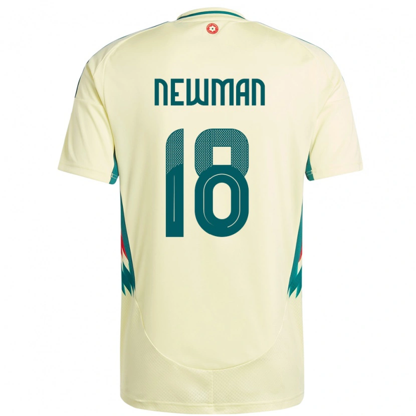 Danxen Niño Camiseta Gales Oli Newman #18 Beige Amarillo 2ª Equipación 24-26 La Camisa