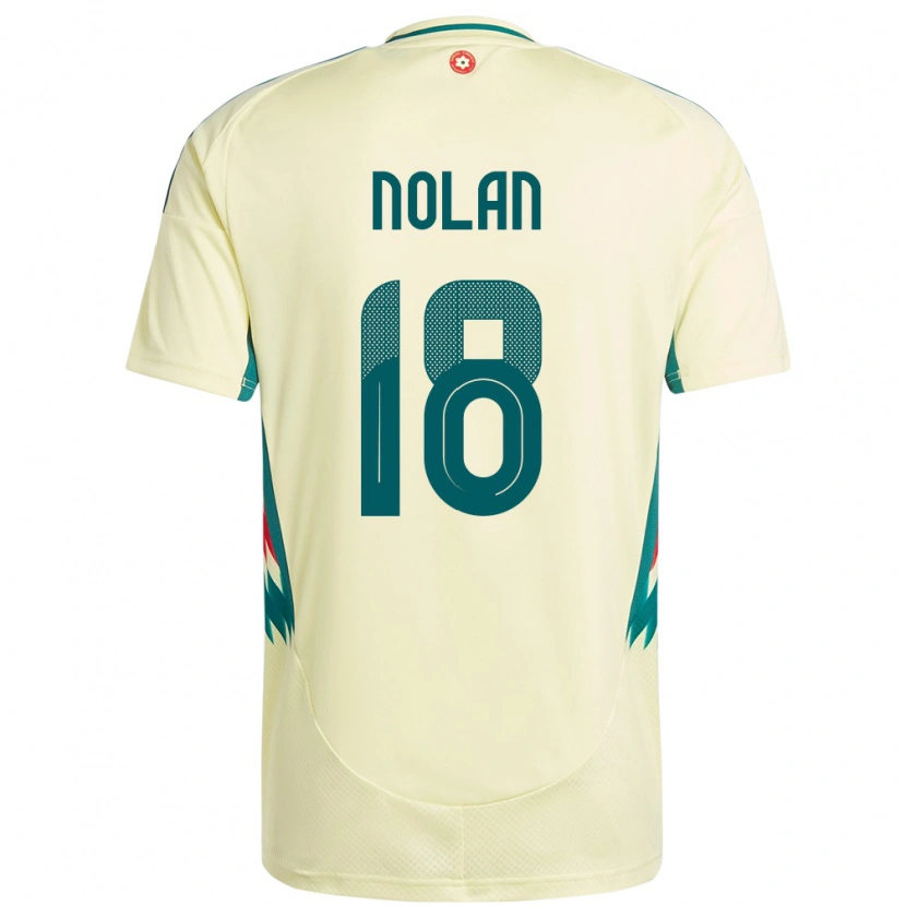 Danxen Niño Camiseta Gales Kylie Nolan #18 Beige Amarillo 2ª Equipación 24-26 La Camisa