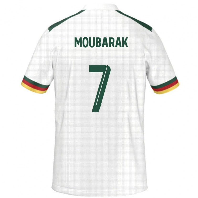 Danxen Niño Camiseta Camerún Alioum Moubarak #7 Blanco 2ª Equipación 24-26 La Camisa